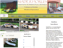 Tablet Screenshot of mader-horus.com.ar
